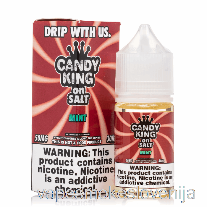 Vape Za Enkratno Uporabo Mint - Candy King Salts - 30ml 50mg